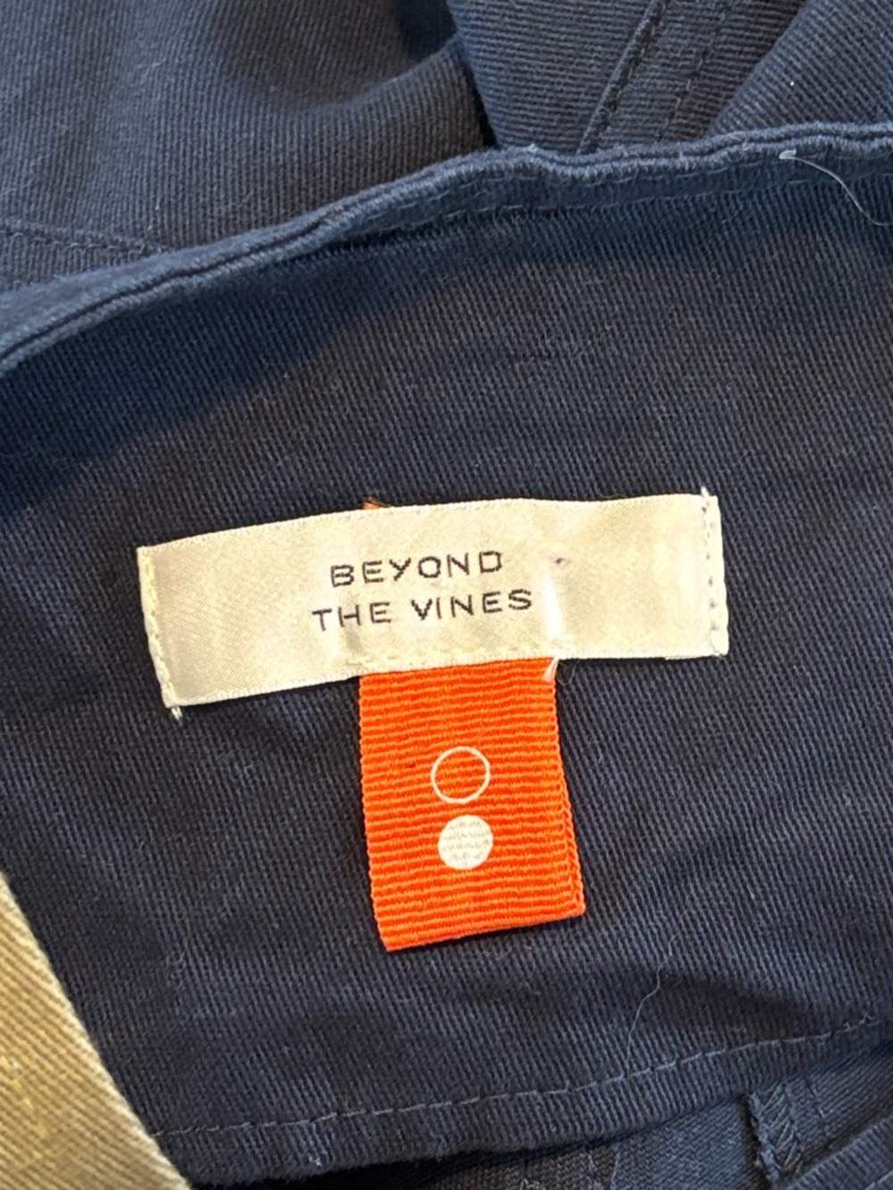 Beyond the Vines Utility Jumpsuit with Strap Detail in Navy Size Extra Small - Picture 6 of 10
